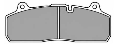 Illustrative pad profile for Truckia part 29195